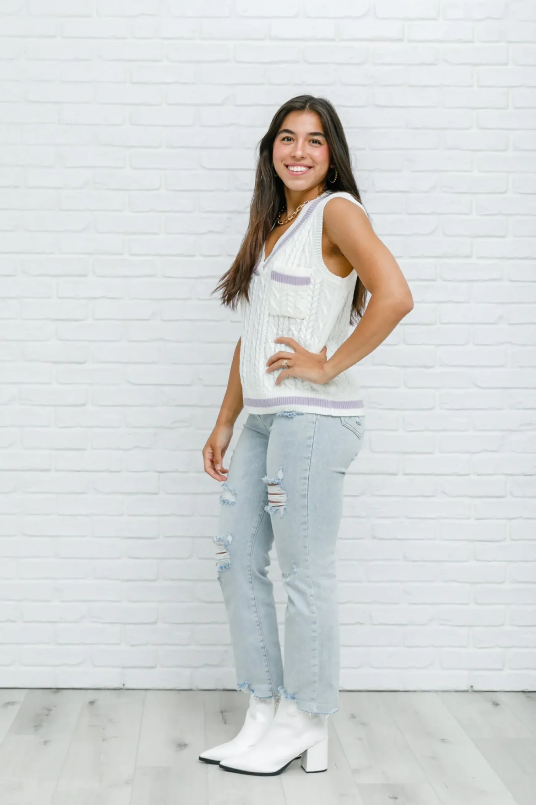 Power Girl Sweater Vest