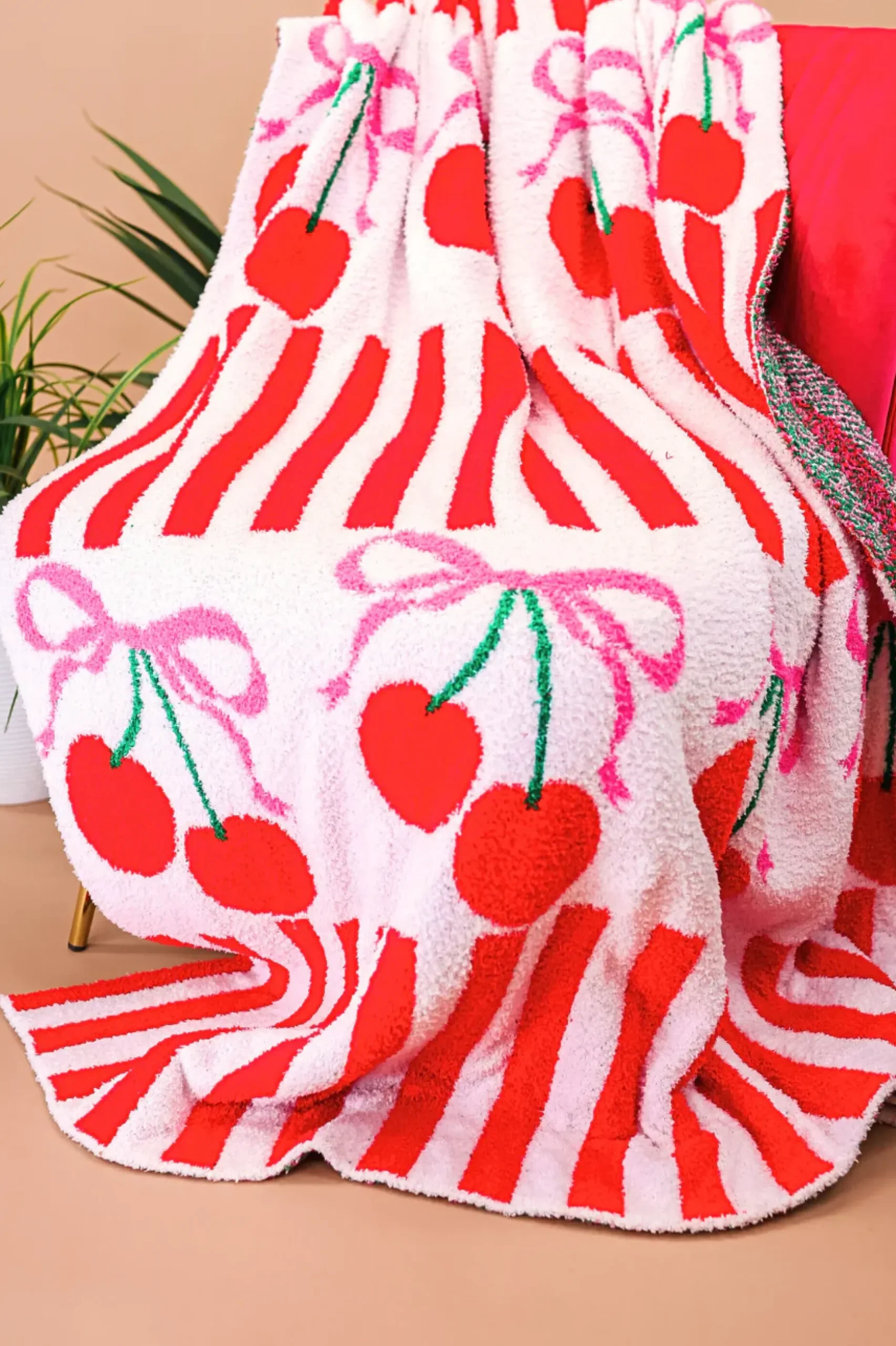 PREORDER: Cherry Bomb Blanket by Jess Lea (Ships Mid-May)