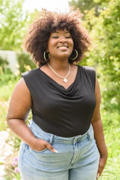 Promise Bodysuit in Black