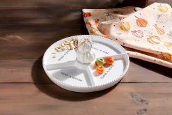 Pumpkin Stack Light-Up Sitter by Mud Pie