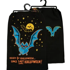 'Ready For Halloween Since Last Halloween' Kitchen Towel
