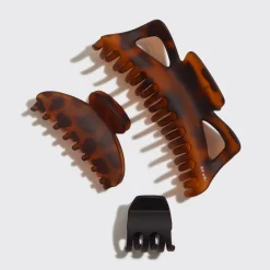 Recycled Plastic Assorted Claw Clips 3pc - Jumbo