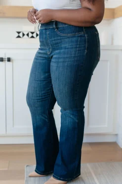 Ricki High Rise Pull On Slim Bootcut Jeans by Judy Blue