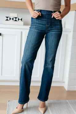 Ricki High Rise Pull On Slim Bootcut Jeans by Judy Blue