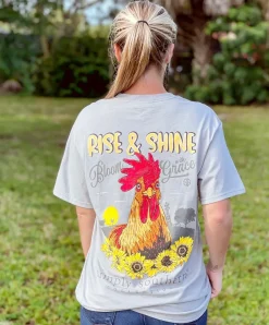 'Rise & Shine' Short Sleeve Tee by Simply Southern