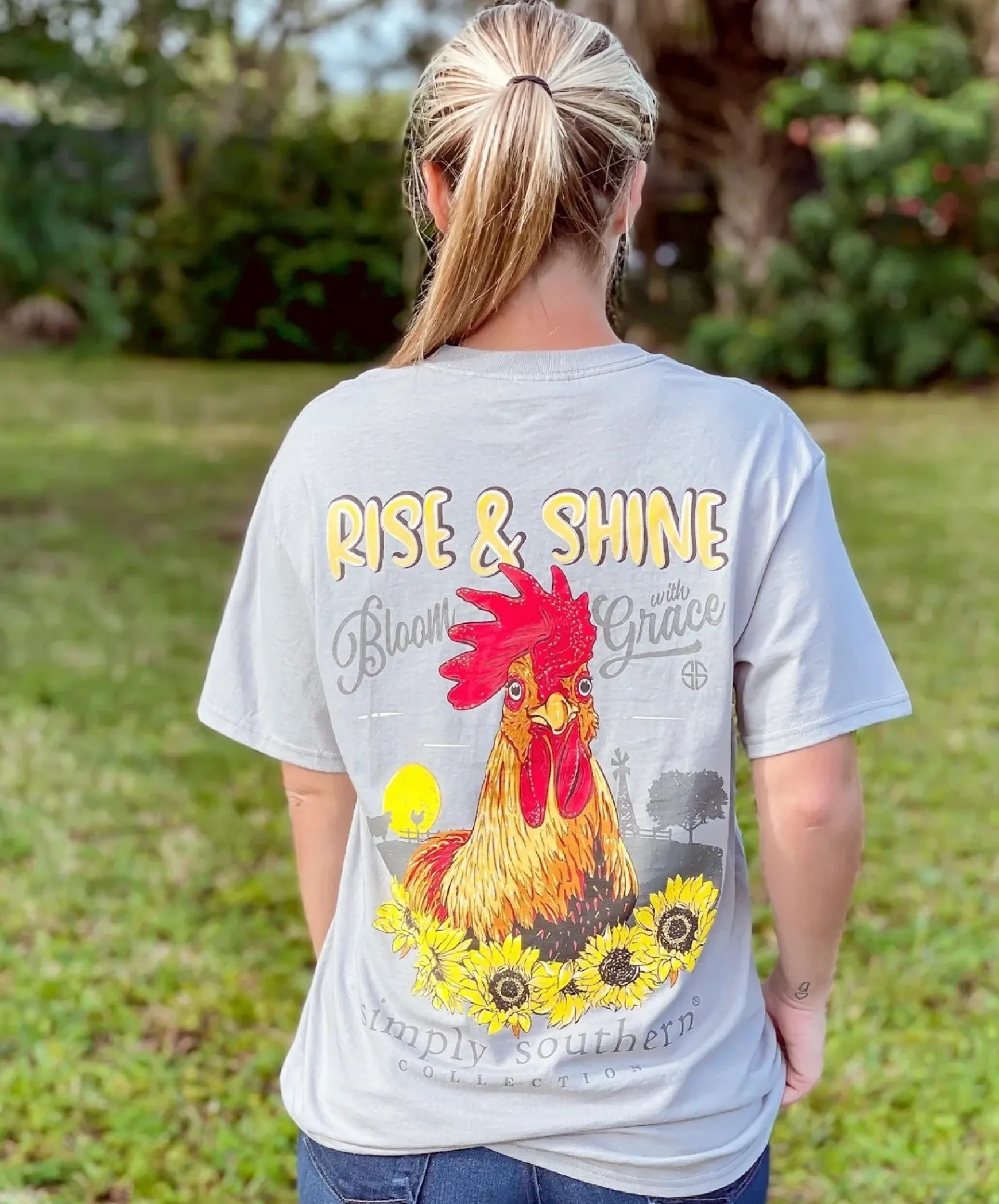 'Rise & Shine' Short Sleeve Tee by Simply Southern
