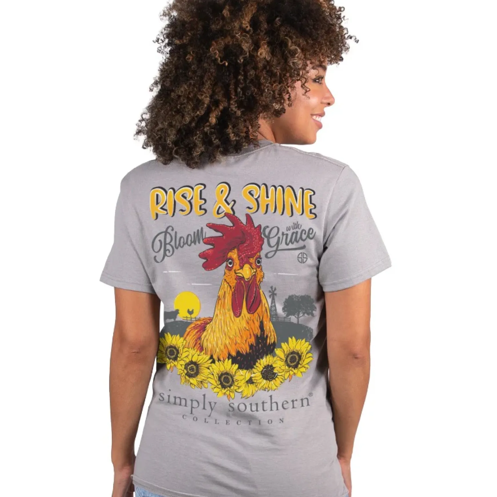 'Rise & Shine' Short Sleeve Tee by Simply Southern