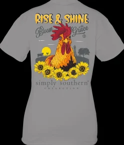 'Rise & Shine' Short Sleeve Tee by Simply Southern