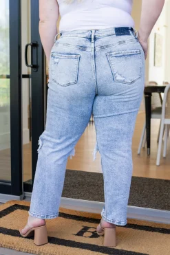 Rizzo High Rise Crop Straight Jeans by Judy Blue