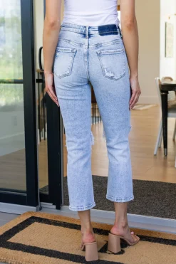 Rizzo High Rise Crop Straight Jeans by Judy Blue