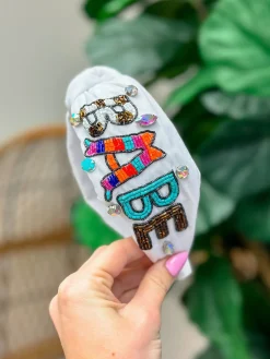 'Rodeo Babe' Beaded Headband