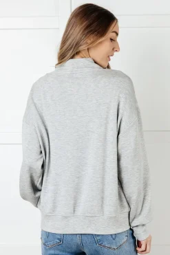 Rogue Runner Half Zip Jacket in Heather Grey