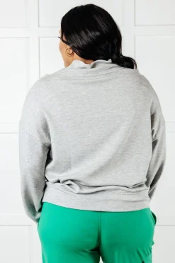 Rogue Runner Half Zip Jacket in Heather Grey