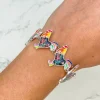 Rooster Printed Magnetic Bracelet