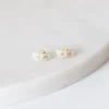 Royal Court Stud Earrings Gold