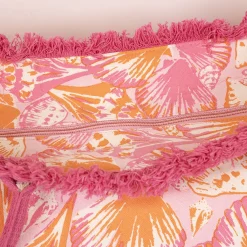 Sanibel Fringe Tote in Pink