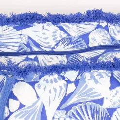 Sanibel Fringe Tote in Sapphire