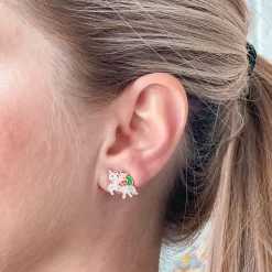 'Santa's Magical Christmas' Unicorn Signature Enamel Studs