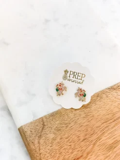 'Santa's Magical Christmas' Unicorn Signature Enamel Studs