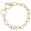 Sasha Charm Collector Toggle Charm Bracelet Base in Shiny Gold By Canvas