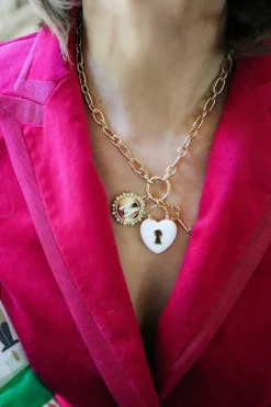 Sasha Charm Necklace Base in Shiny Gold By Canvas