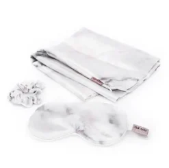 Satin Sleep Set - Soft Marble
