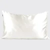 Satin Standard Size Pillowcase - Ivory
