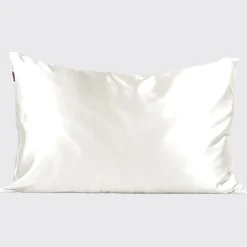 Satin Standard Size Pillowcase - Ivory