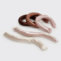 Satin-Wrapped Flexi Curler Rods Set of 6