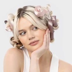 Satin-Wrapped Flexi Curler Rods Set of 6