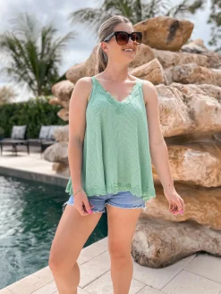 Seafoam Green Tank By POL