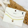 Sealife Ankle Bracelet Set - Yellow Turtle
