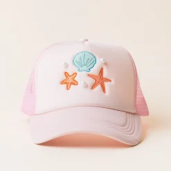 Seashells + Pearls Trucker Hat