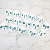 Semi-Precious Turquoise Initial Post Earrings