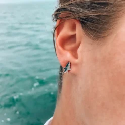 Shark Signature Enamel Studs by Prep Obsessed