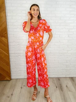 She's got Mojo Puff Sleeve Jumpsuit - 3/31