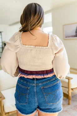 Shirley Smocked Ruffle Blouse