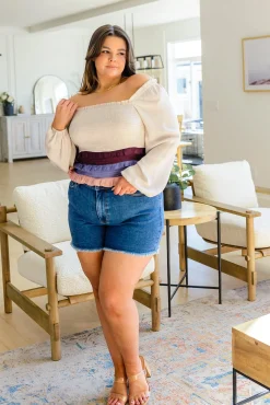 Shirley Smocked Ruffle Blouse