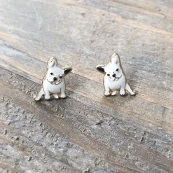 Signature Pet Enamel Studs by Prep Obsessed - Frenchie