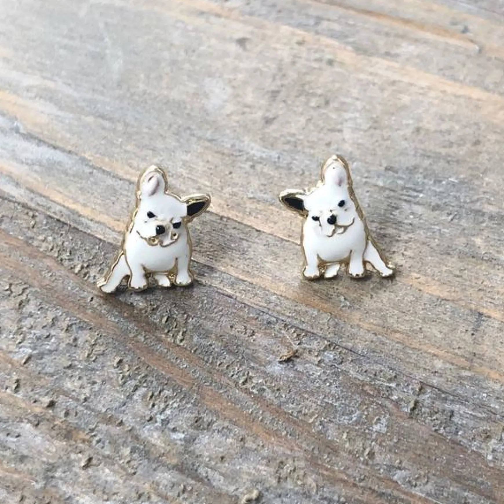 Signature Pet Enamel Studs by Prep Obsessed - Frenchie