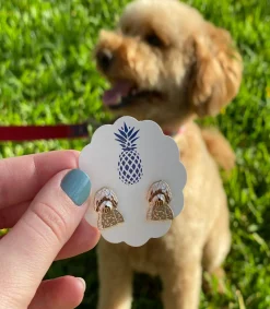 Signature Pet Enamel Studs by Prep Obsessed - Doodle