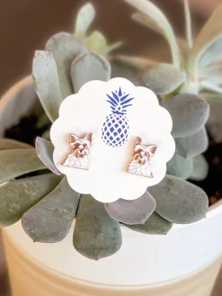 Signature Pet Enamel Studs by Prep Obsessed - Yorkshire Terrier