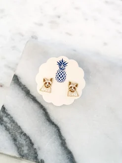 Signature Pet Enamel Studs by Prep Obsessed - Yorkshire Terrier