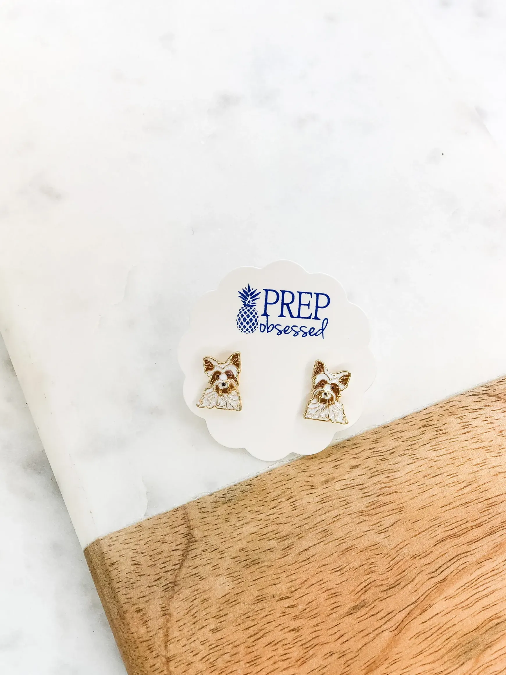 Signature Pet Enamel Studs by Prep Obsessed - Yorkshire Terrier