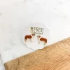 Signature Pet Enamel Studs by Prep Obsessed - Saint Bernard