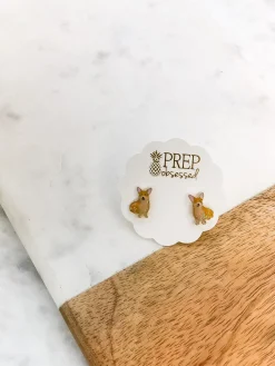 Signature Pet Enamel Studs by Prep Obsessed - Corgi