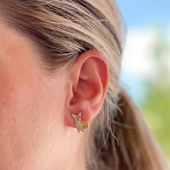 Signature Pet Enamel Studs by Prep Obsessed - Corgi