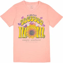 'Simply Blessed Mom' Short Sleeve V-Neck Tee by Simply Southern