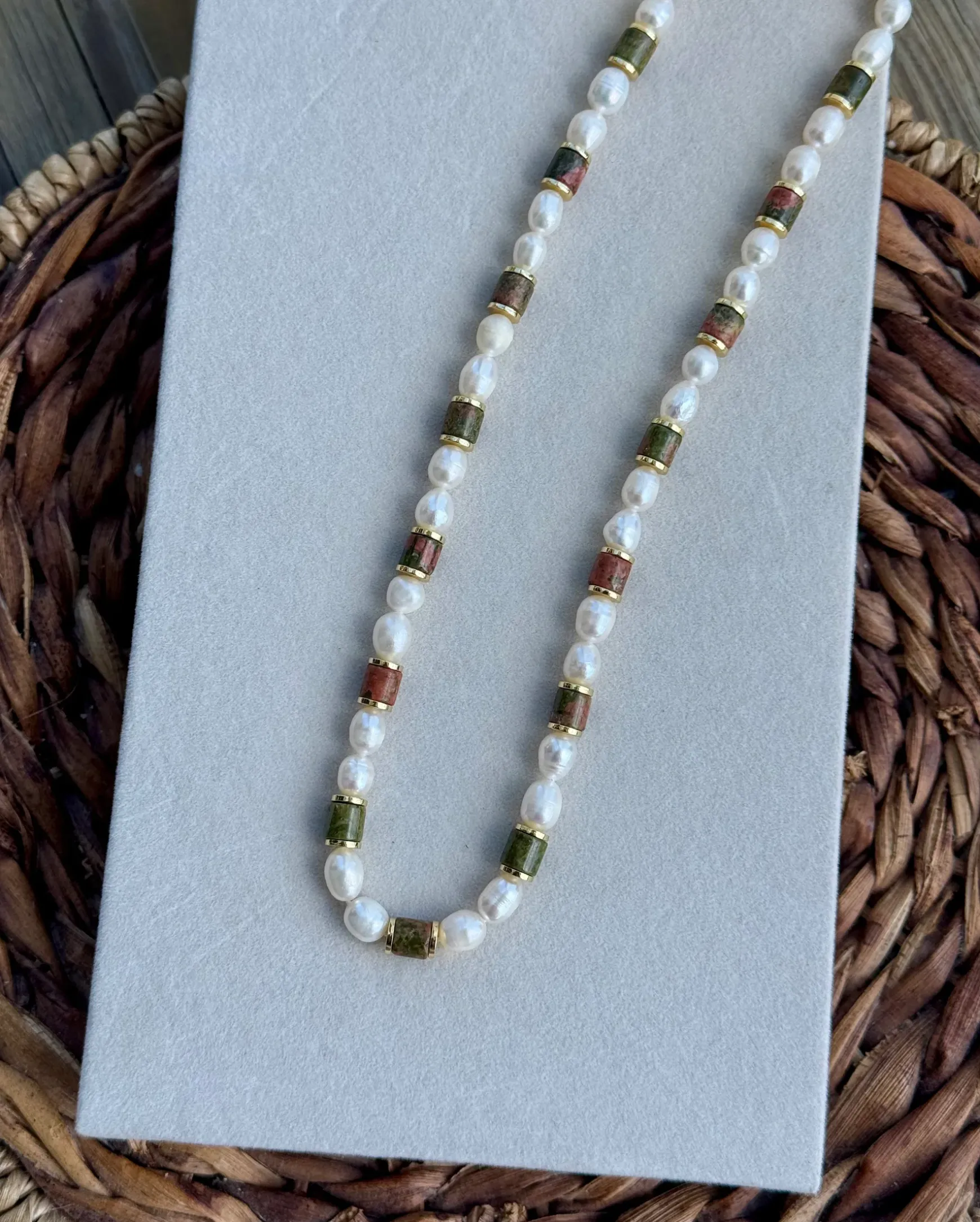 Simply Chic Gemstone Necklace by Treasure Jewels