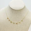 'Sisters' Sentiment Station Necklace - Gold